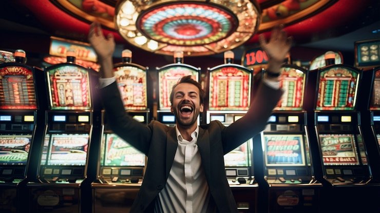 Antarmuka aplikasi pesonatoto menampilkan permainan slot dan pasar sportsbook